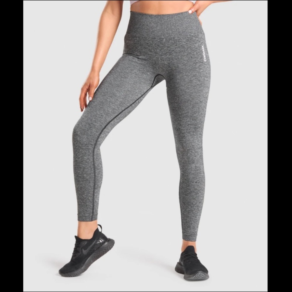Gymshark gray adapt marl seamless leggings